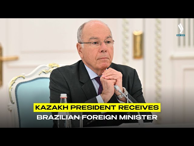 Kazakh President receives Brazilian Foreign Minister