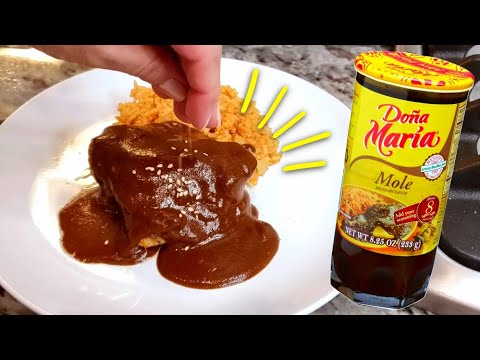 EASY Chicken Molé Recipe | Doña Maria Mole Sauce