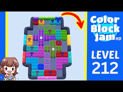 Color Block Jam Level 212 Solution Walkthrough