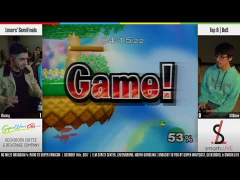 NC Melee Arcadian 4 Top 24 LS - Vianny (Fox) vs. SSBane (Luigi)