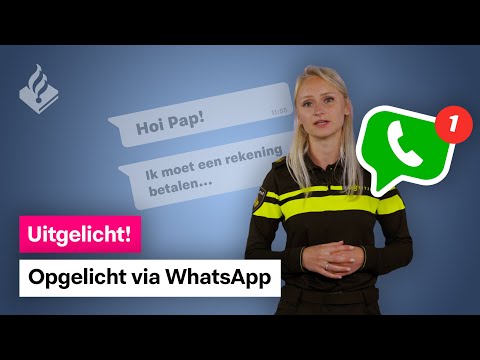 Uitgelicht: Opgelicht via WhatsApp