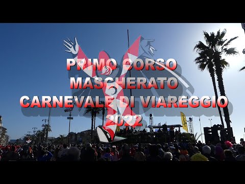 Primo corso mascherato Carnevale di Viareggio 2022 Tributo a Maschereide