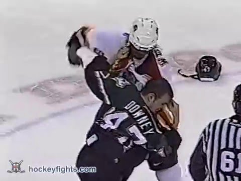Aaron Downey vs Peter Worrell