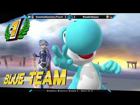 Gambit: Street Fight Doubles Winners Round 1 - SmashedGameboy/Psych (Blue) vs Ronald/Abaasy (Red)