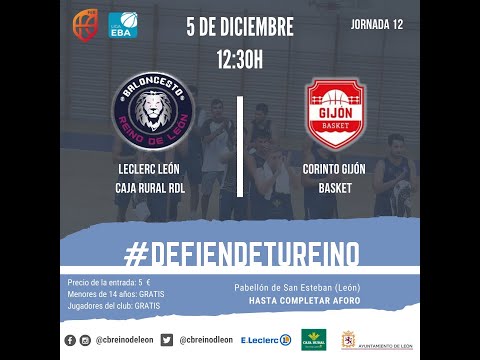 2021/2022 EBA FR J12 LECLERC CAJA RURAL RDL VS CORINTO GIJON BASKET