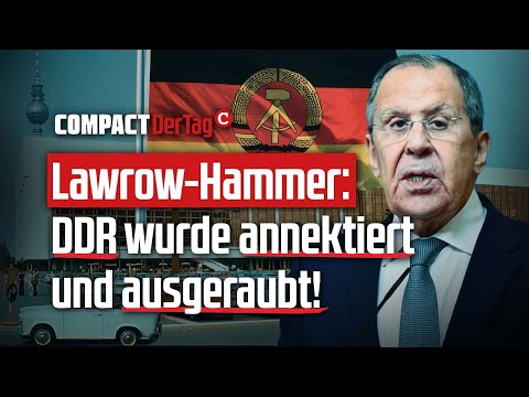 Lavrov's bombshell: East Germany was annexed and robbed! 💥