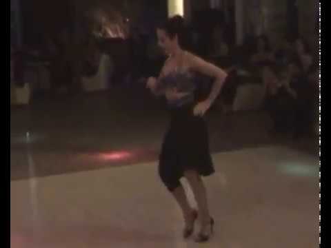  Nora Witanowsky  and  Juan Carlos Martinez  are  dancing  at  Pasqua Tango Festival  in  2016