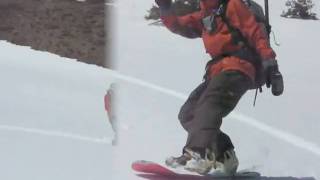 preview picture of video 'Pine Canyon Snowboarding 05-15-10'