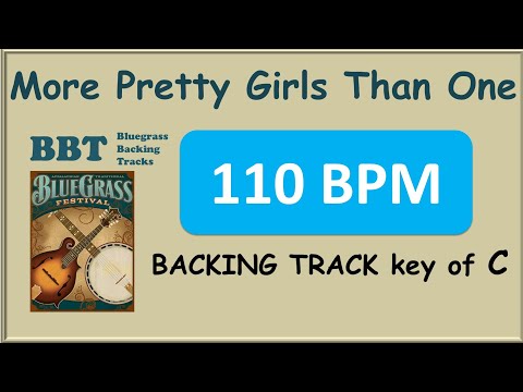 There's More Pretty Girls Than One 110 bpm bluegrass backing track