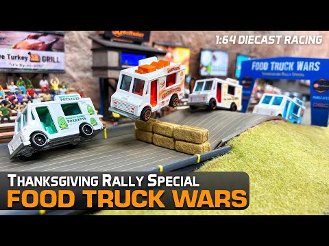 Food Truck War Thanksgiving RALLY Special Diecast Racing