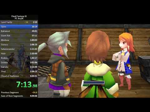 Final Fantasy III Speedrun - 4:09:13 (PC version)