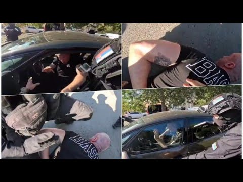 OVAKO JE UHAPŠEN MIŠA BAČULOV: Snimak policijske akcije!