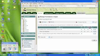 Permissions in Blackboard's Content System