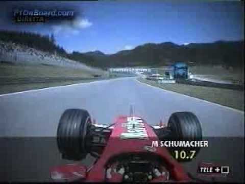 Michael Schumacher 2003 Austria onboard