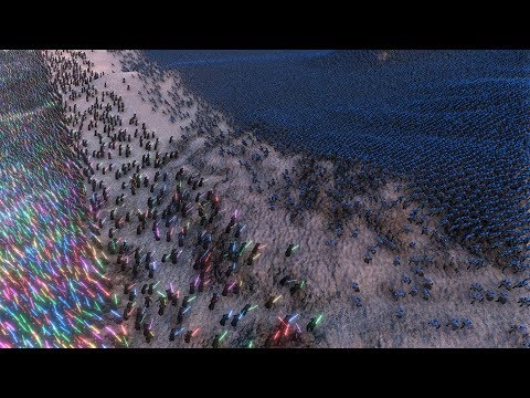 1.000 JEDI vs 65.000 HEAVY KNIGHTS - Ultimate Epic Battle Simulator