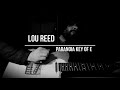 Lou Reed - Paranoia Key Of E (not so acoustic cover)