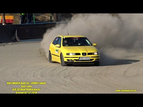 KACZMAREK Andrzej / KUBAT Jakub - Seat Leon - KJS 30 Rajd Podkarpacki Krosno 02-12-2018