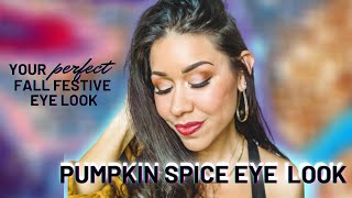 HOW TO GET A PUMPKIN SPICE FALL LOOK - SOFT FALL COLOR EYE LOOK