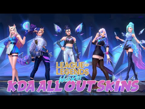 League of Legends Wild Rift KDA All Out Skins