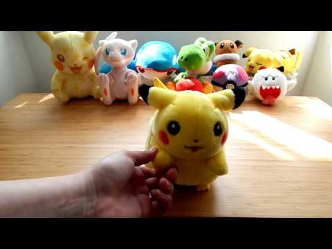 Ovp Kuscheln Tomy Pikachu Plüsch hochwertiges Pokémon Stofftier 40 cm Neu 