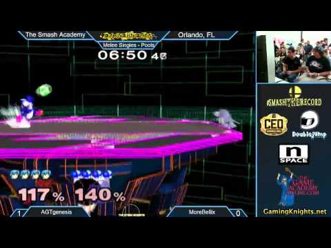 The Smash Academy 2 - AGTgenesis vs Morbellix - singles pools - SSBM
