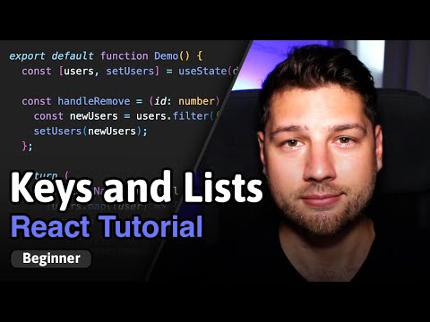 React Keys And Lists Complete Tutorial