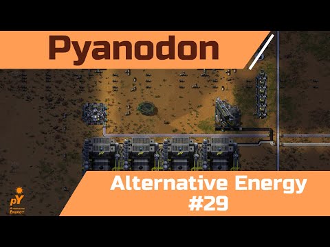 Pyanodon AE Day 29: We have bots! Let's get more rubber and automate everything