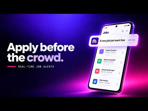 FirstHire: Job Search & Alerts video thumbnail