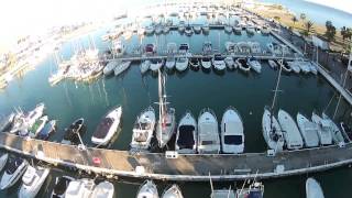 preview picture of video 'Aerial of video Puerto de la Duquesa, Manivla, Malaga, Costa del Sol'