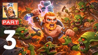 Vikings Revenge - Gameplay Walkthrough Part 3 - Goblins invaded your village (IOS, Android)