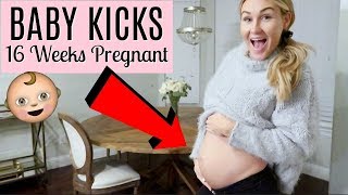 FEELING BABY KICKS AT 16 WEEKS!! | Tara Henderson