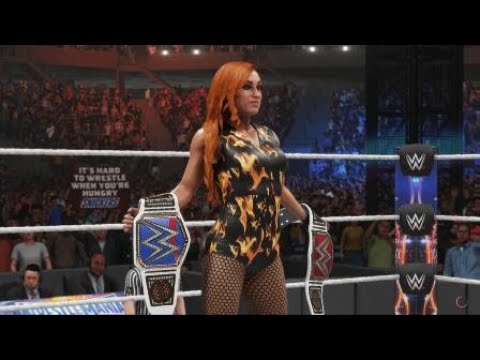 RONDA ROUSEY VS BECKY LYNCH VS CHARLOTTE FLAIR WRESTLEMANIA 35 - WWE 2K19