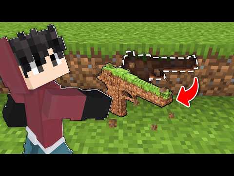 I Can Make GUNS from ANY BLOCK In Minecraft! (tagalog)