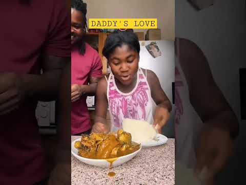 DADDY GIRL AND DADDY'S LOVE #shorts #viral #daddylovesyou #naija #fufu