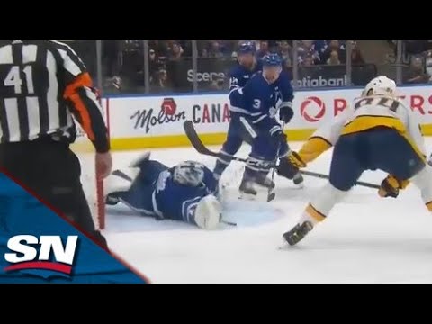 Maple Leafs' Matt Murray Robs Predators With Multiple Saves To Deny Opening Goal