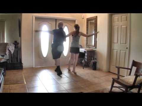 Rachael dances cha cha