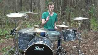 Flynn Long - &quot;Resilience&quot; by As I Lay Dying - Drum Cover (HD) IN THE FOREST!