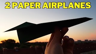 How to make a Paper airplane jet - origami EASY paper planes that FLY FAR - BEST paper plane