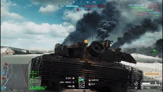 BF6, 1 attack heli destroyed with tank shell, TOW for the others