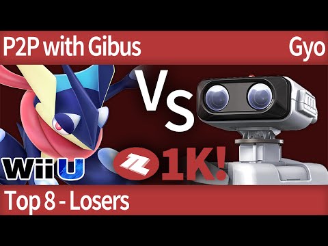 TLOC $1K Smash 4 - P2P with Gibus (Greninja) vs Gyo (ROB) - Top 8 - Losers