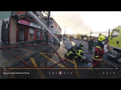 :🔥 Incendio Estructural – Centro de la ciudad de Laja, Región del Biobío