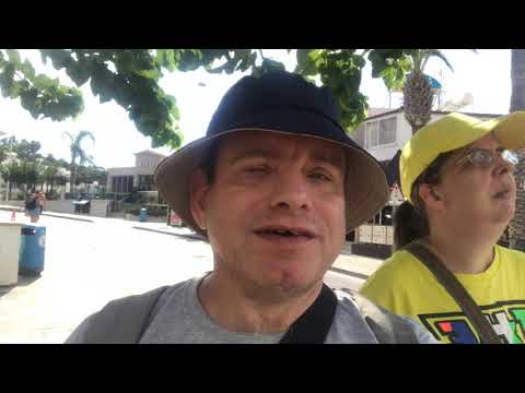 Walk along the Strip, Protaras, Cyprus.