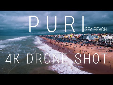 PURI ||SEA BEACH|| ||CINEMATIC DRONE SHOT|| 4K VIDEO||