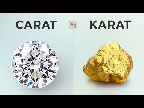What’s the Difference Between a Karat and a Carat?