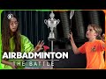 Vroeger gingen er de F16's de lucht in, nu de shuttles! | Battle Airbadminton | Zappsport