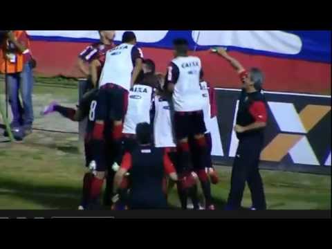 Gol de Escudero, Vitoria 4x1 Bahia 04/07/2015, Brasileiro Série B 2015