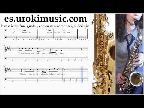 Como Tocar Saxofon tenor Major Lazer, Justin Bieber - Cold Water Parte#2 Clases Notas Musicales