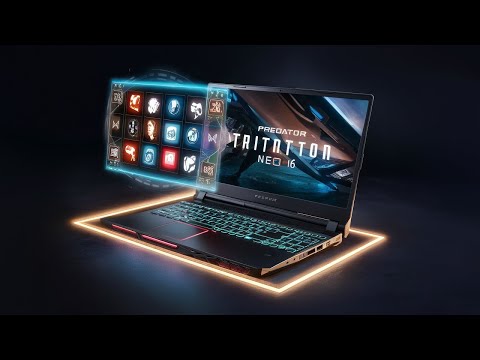 Acer Predator Triton Neo 16 | AI-Powered | Intel Core Ultra 9 processor | NVIDIA GeForce RTX 4070 |
