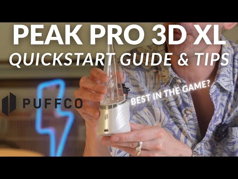 Puffco Peak Pro 3DXL Quick Start & User Guide + How To Clean & Upgrades 2025