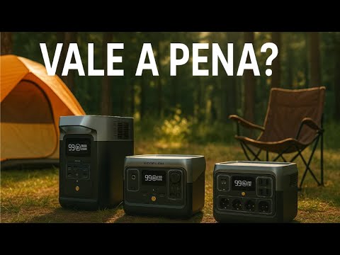 Qual a Melhor Estação de Energia portátil? Comparativo Completo dos Modelos Ecoflow [2026]